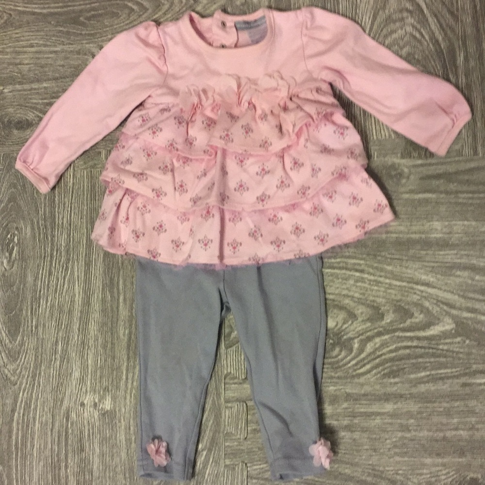 Pink & Gray Matching Set